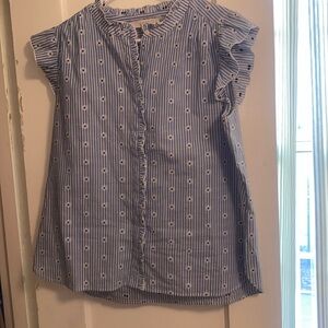 Sunflower baby blue blouse